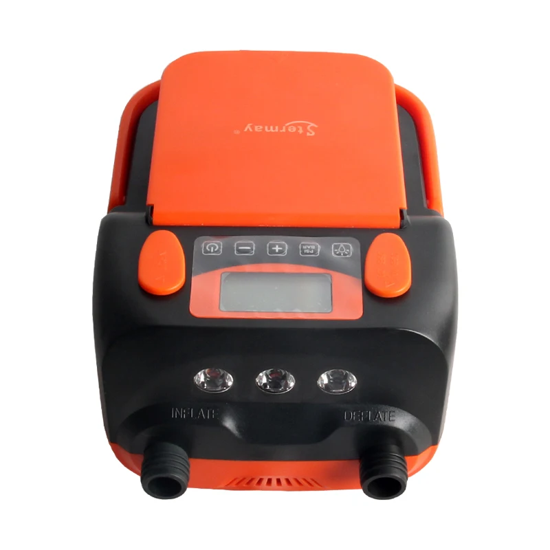 high quality electric with built-in battery LED displayair inflation pump sup inflator pumps machine for inflatable boat