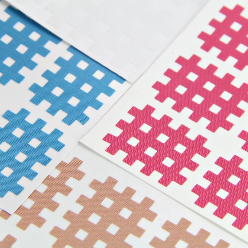 Кинезиологическая лента 27 мм X 21 мм 8 шт./лист для спорта и терапии