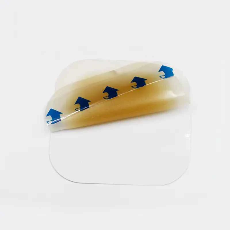 Medical Hydrocolloid Self-Adhesive Wound Dressings Border Adhesive Bandages Burn Wound Patches Surgical Healing Gel Cushions