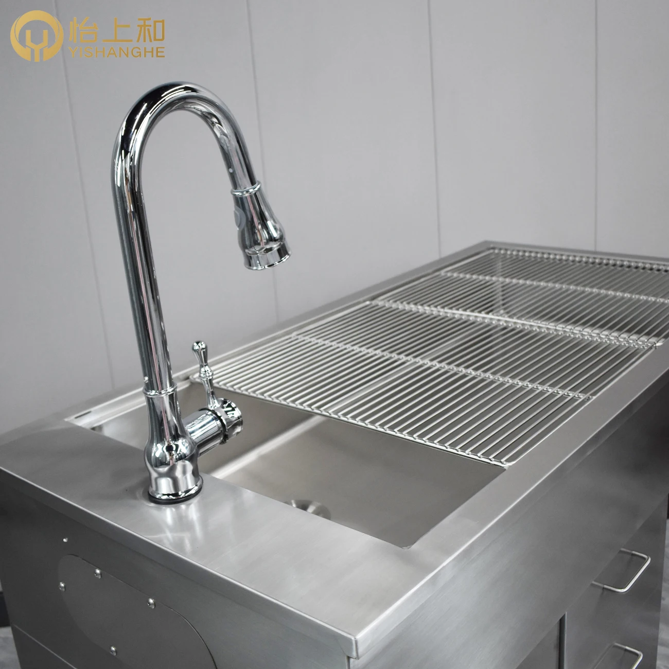 Multifunctional veterinary equipment, veterinary dentistry and operating table, stainless steel animal examination table