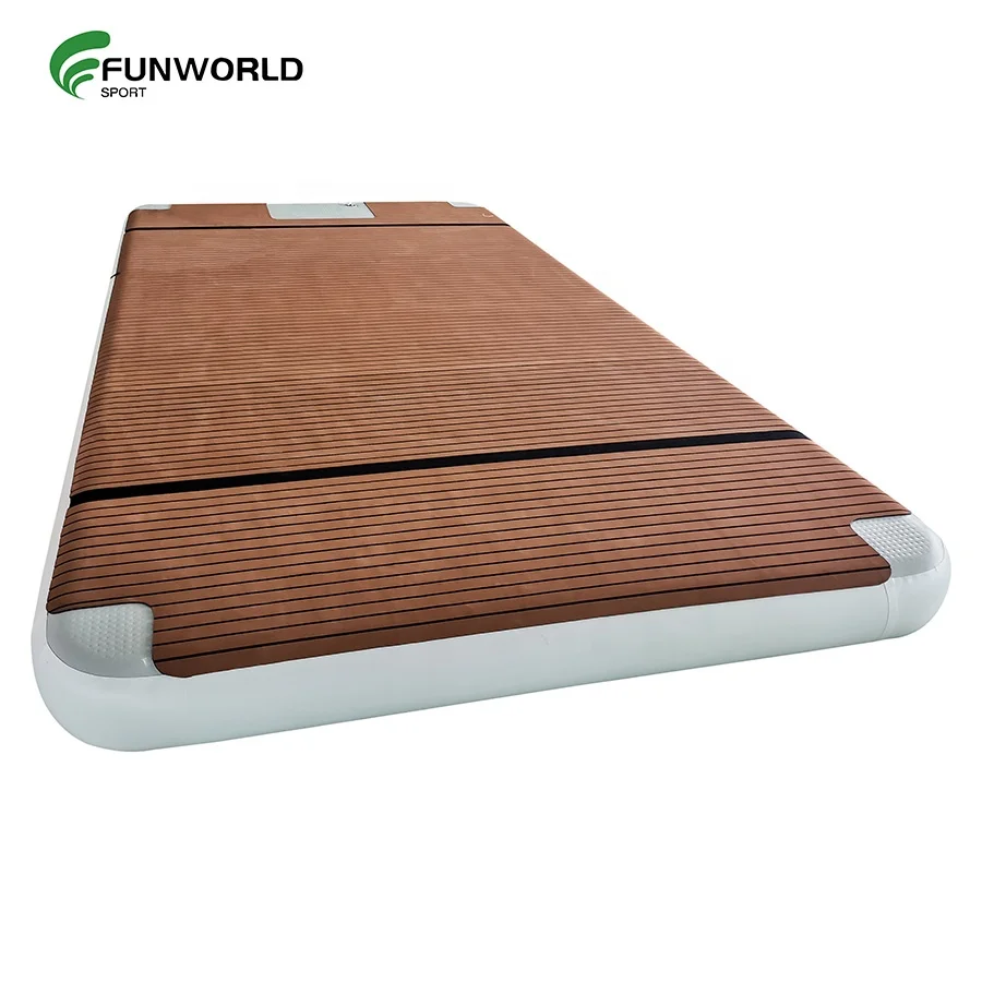 2023 Hot Sale Inflatable Dock Deck  Floating Lounge Platform OEM ODM Air Pontoon For Water Sport