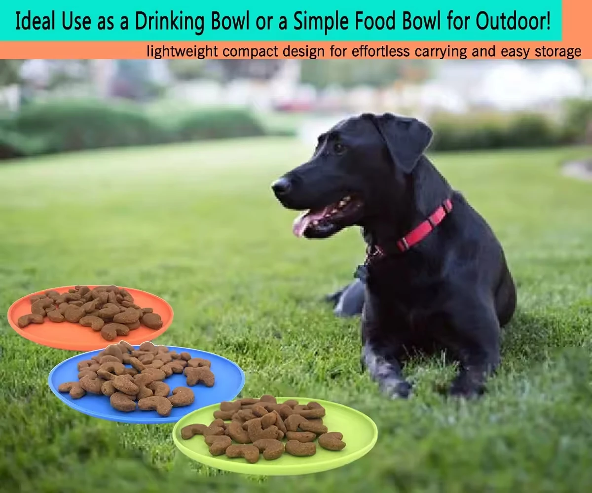 Dog Soft Rubber Fisbee TPR Training Interactive Lightweight Flying Disc Dog Toy For Small Large Dogs
