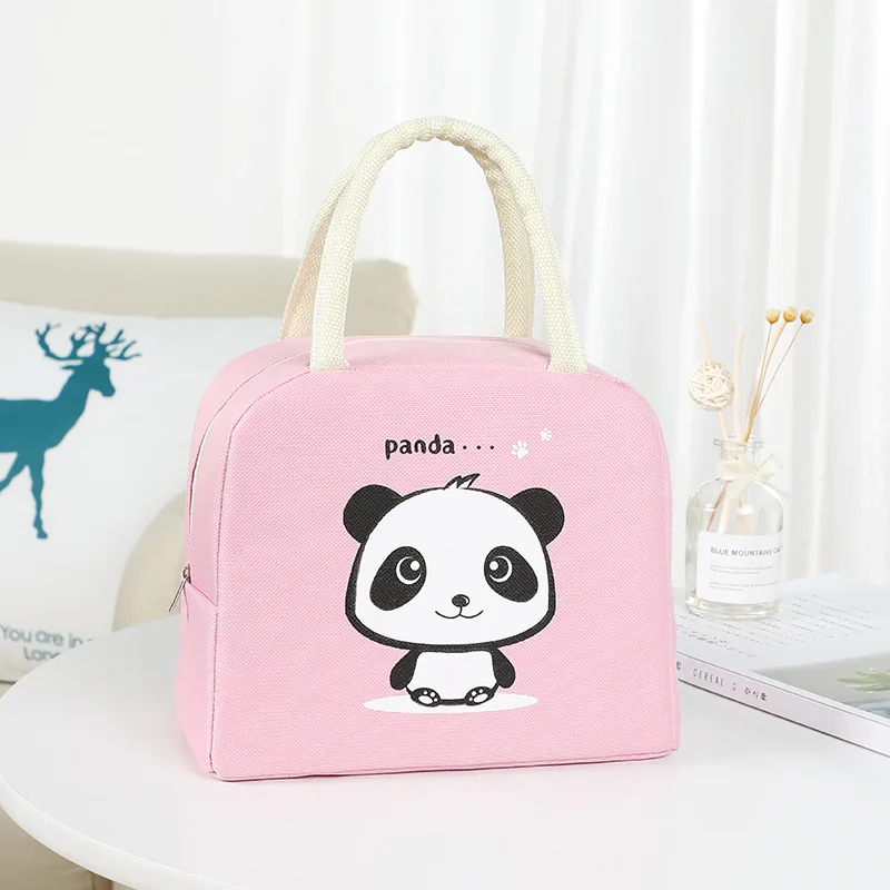 Wholesale Fashion Waterproof Tote Lunch Bags Cartoon Thermal Insulated Food Bags Portable Picnic Lunch Bag For Men Women Kids