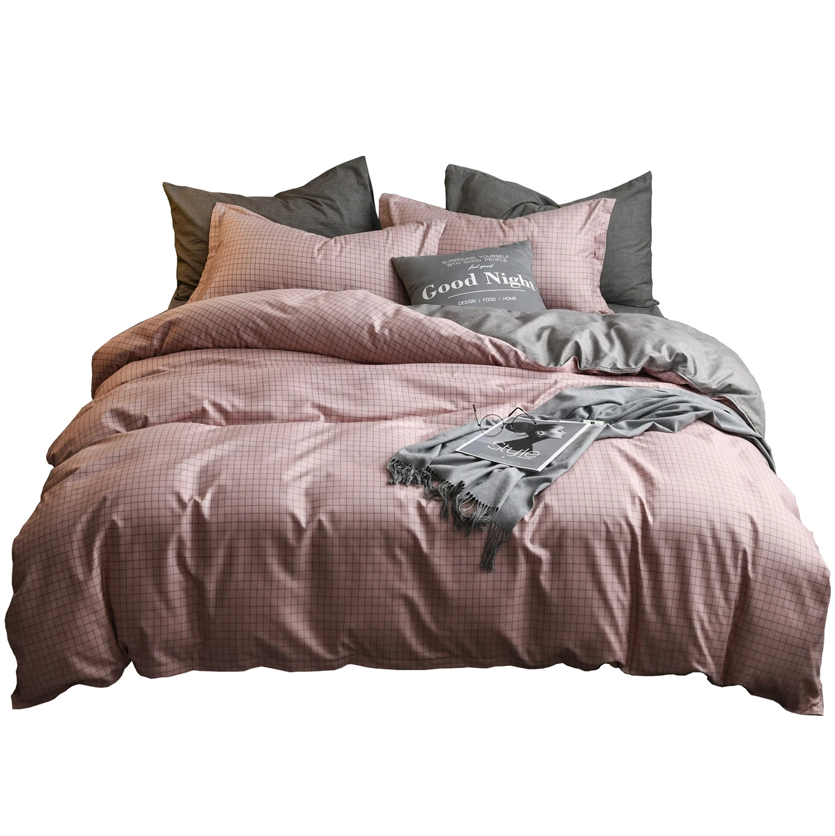 
Высококачественный Комплект постельного белья с пододеяльником и простыней 