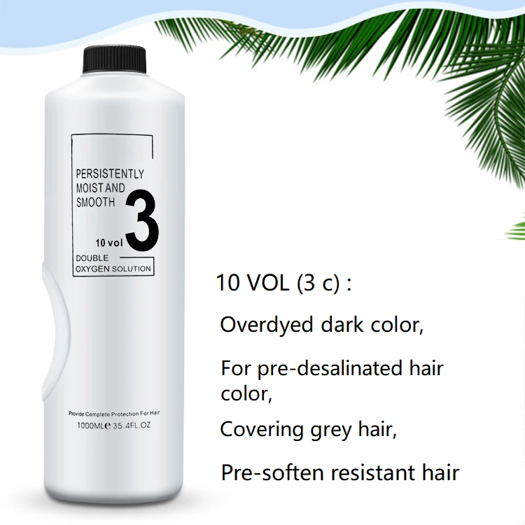 Professional Natural Looking Salon Size Hydrogen Oxidizer Cream With Pleasant Fragrance 100% Grey Coverage