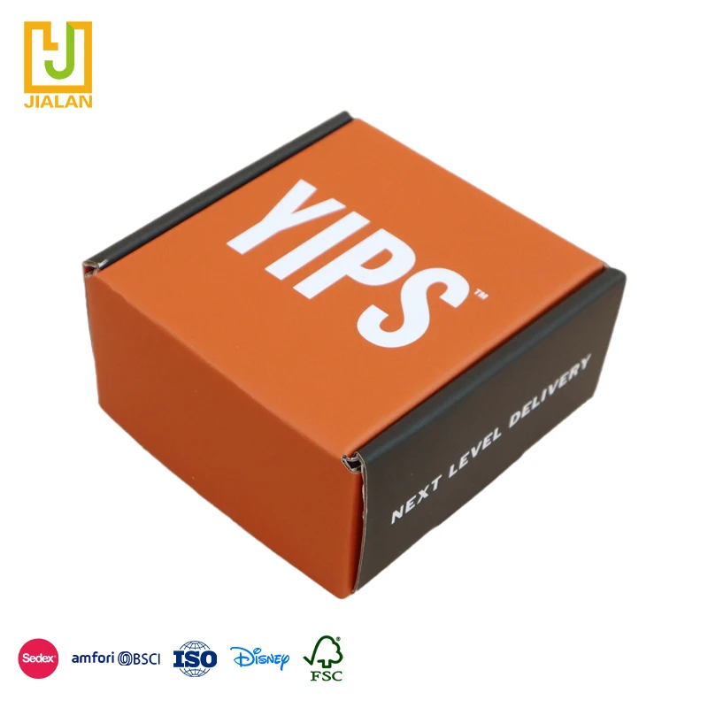 Factory direct custom logo double-sided printing clothing shoes wigs express shipping corrugated packaging paper boxes