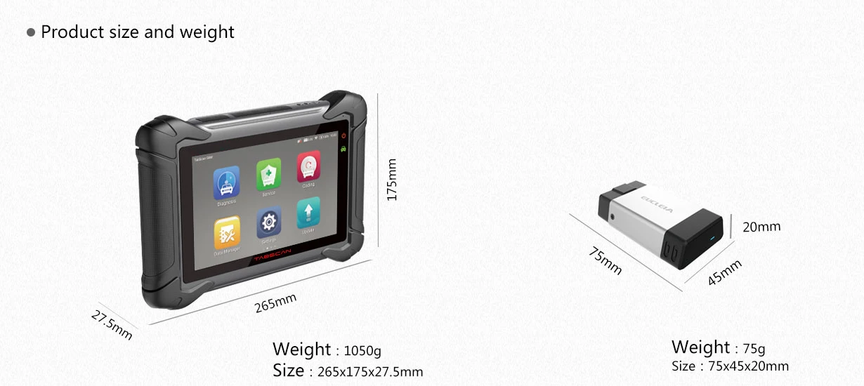 Multi functional scanner diagnostic tool S8M