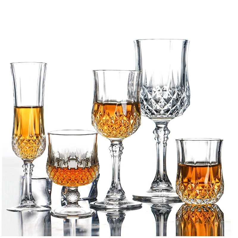 Luxurious Good Price Crystal Clear Stemless Tall Design Whiskey Cup for Barware