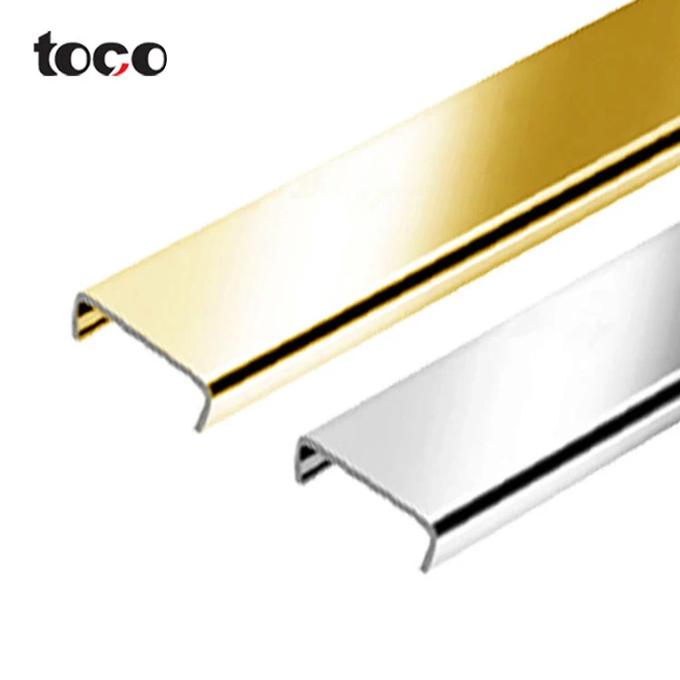Toco 13mm Countertops Decorative U Trim Aluminum Colours Furnitures Edge Banding Tape