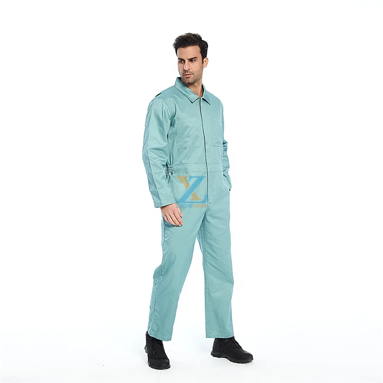 Fall China Manufacturer FR Fire Resistant Clothing White Plain Canvas Cotton Fabric 320Gsm Coveralls