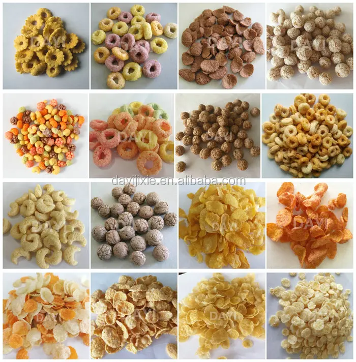 corn flakes making machine corn flakes multifunction breakfast cereal making machine packaging machine