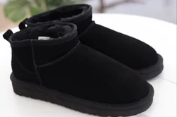 Oem Logo Classic Low Tube Ultra Mini Short Boots Wholesale Fall Winter Fur Classic Women Boots