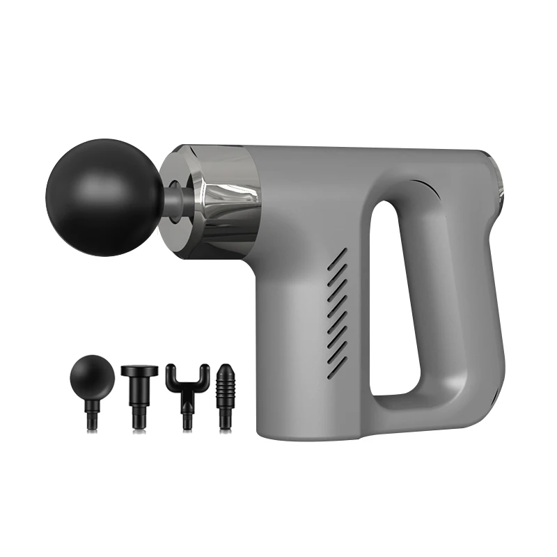 KH 740 Multi Frequency Vibration Relaxing Muscle Gun Massager Usb Rechargeable Brushless Massage Gun