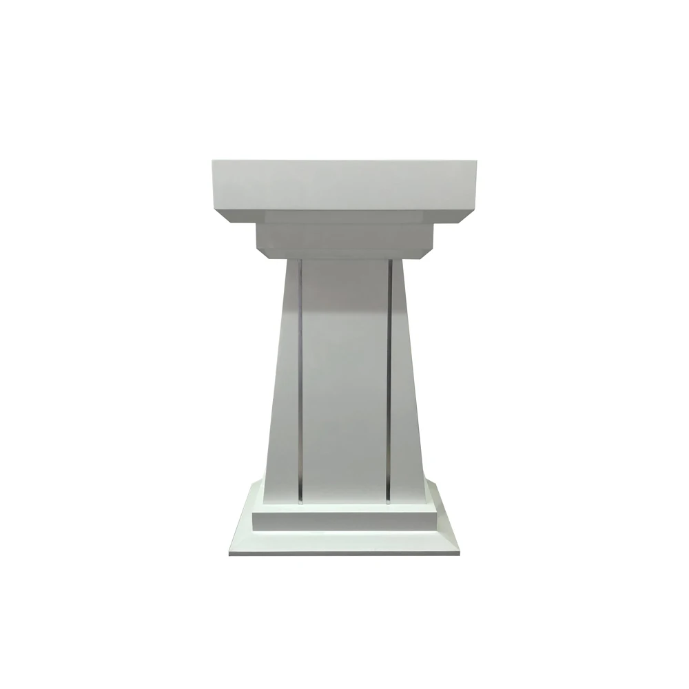 Новая белая простая сценическая стойка банка для офиса больницы приемной