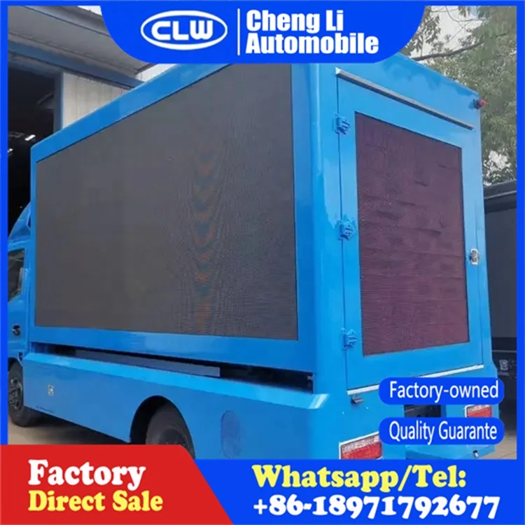 Digital 4x2 Led Display Box Truck Mobile Led Screen Billboard Truck Advertising Led Truck For Sale