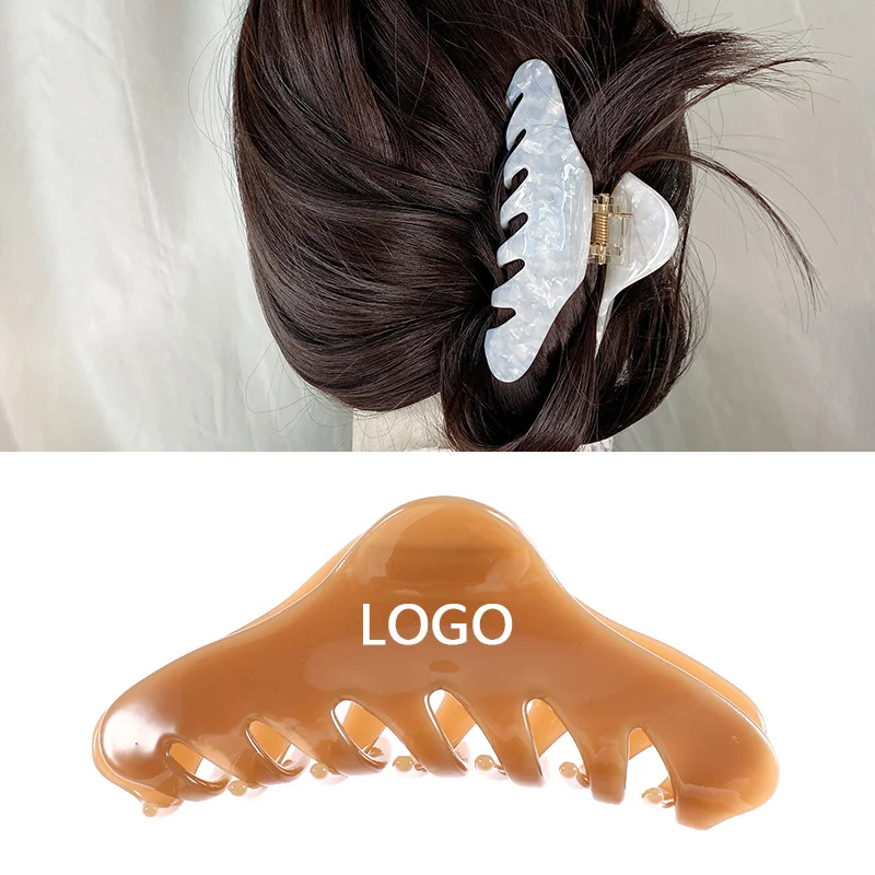 Midairy factory wholesale elegant acetate crab hair claw clips for girls ladies hair accessories 880022 110x45mm