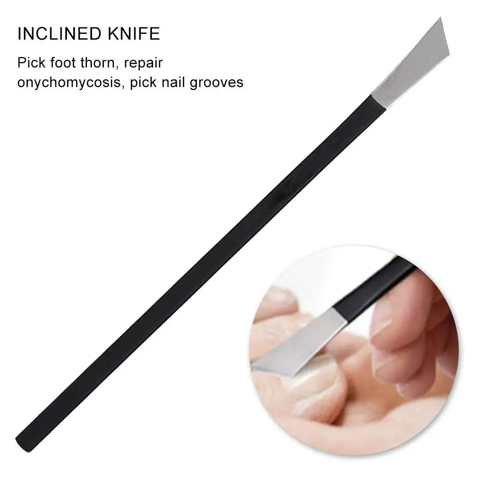 Professional Stainless Steel Ingrown Toenail Knife Tools Nail Knives Cuticle Remover Pedicure Knife