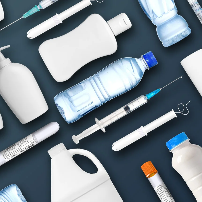 PP material threaded transparent medical liquid tube mold medical mold plastic injection