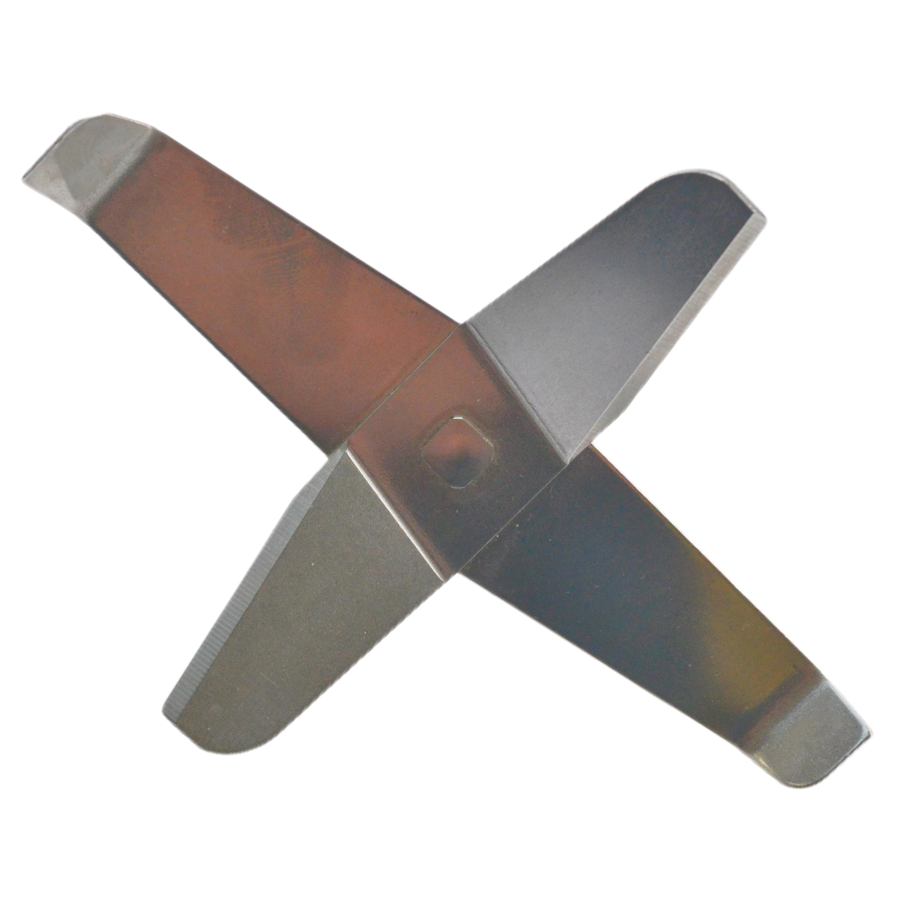 Customized 304 Stainless steel Lab Propellers 3 Blade 4 Anchor centrifugal paddle shafts for Overhead stirrer