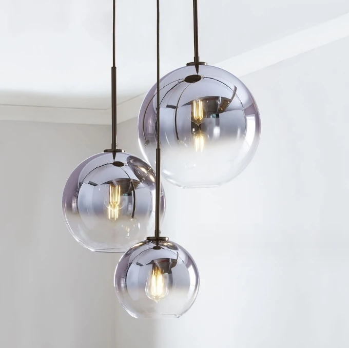 Home lighting Indoor e27 Classic glass bubble ball led  pendant lamp