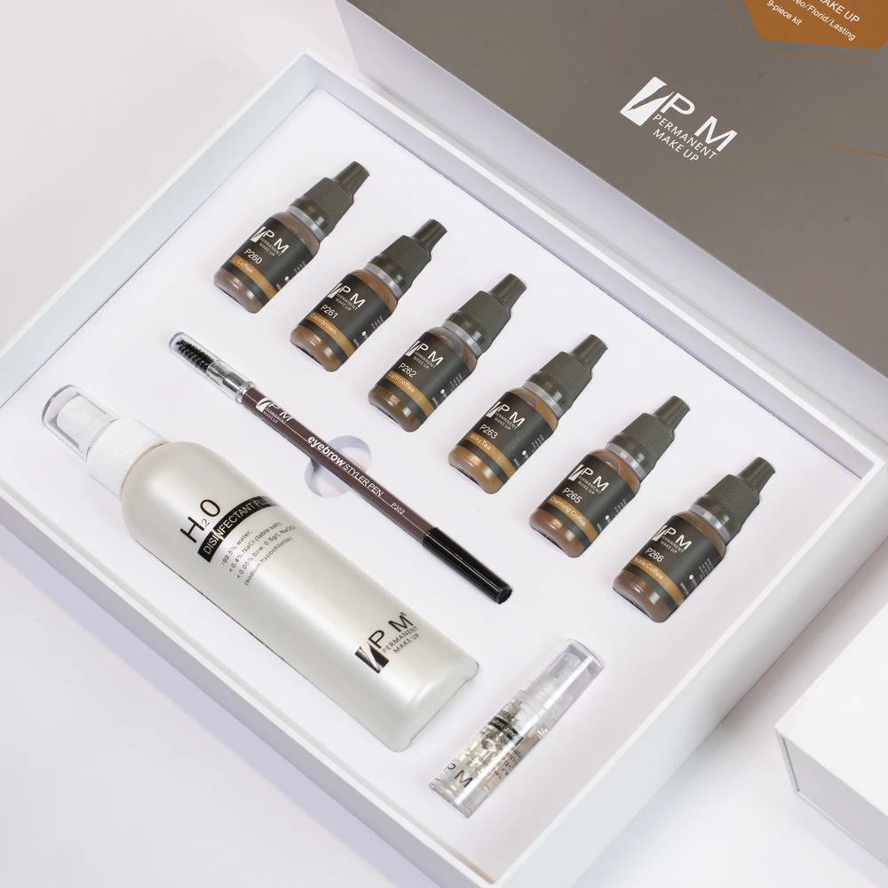 PMU BEAUTY оптовая продажа набор для перманентного макияжа микроблейдинга пигментный Набор бровей