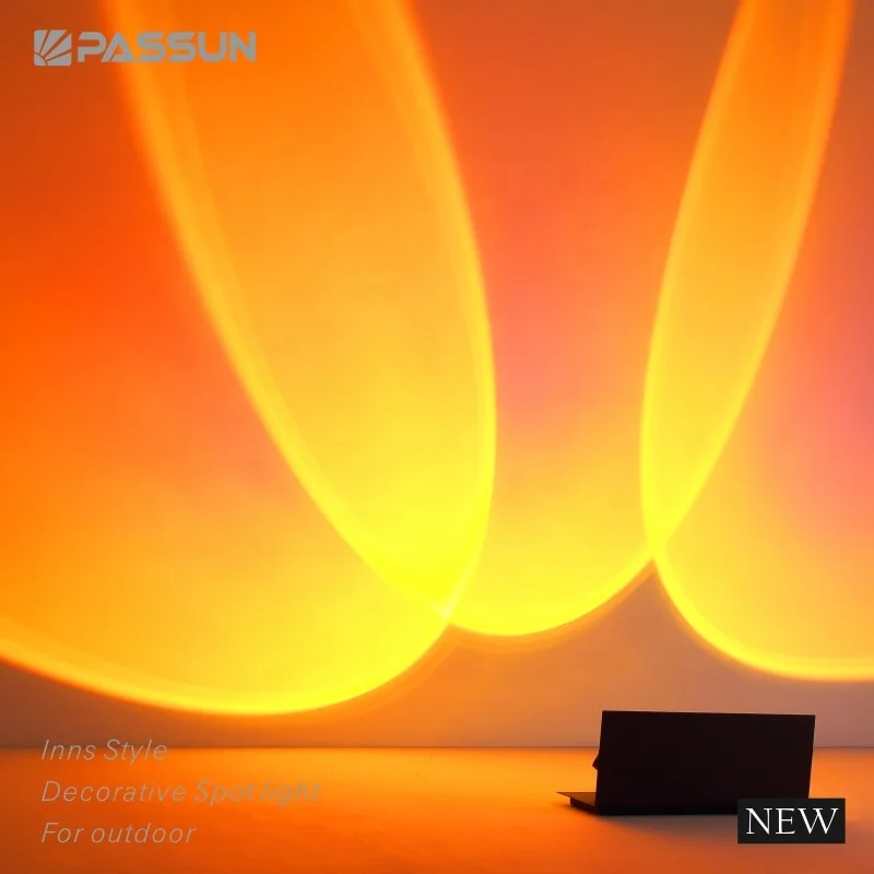 Atmosphere Night Light  Ac100-240v exterior sunset light waterproof 6w spot light
