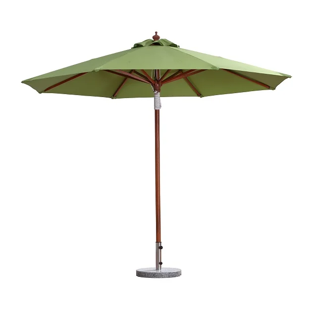 3m wooden patio garden parasol sun beach umbrella sunshade canopy outdoor parasol for backyard