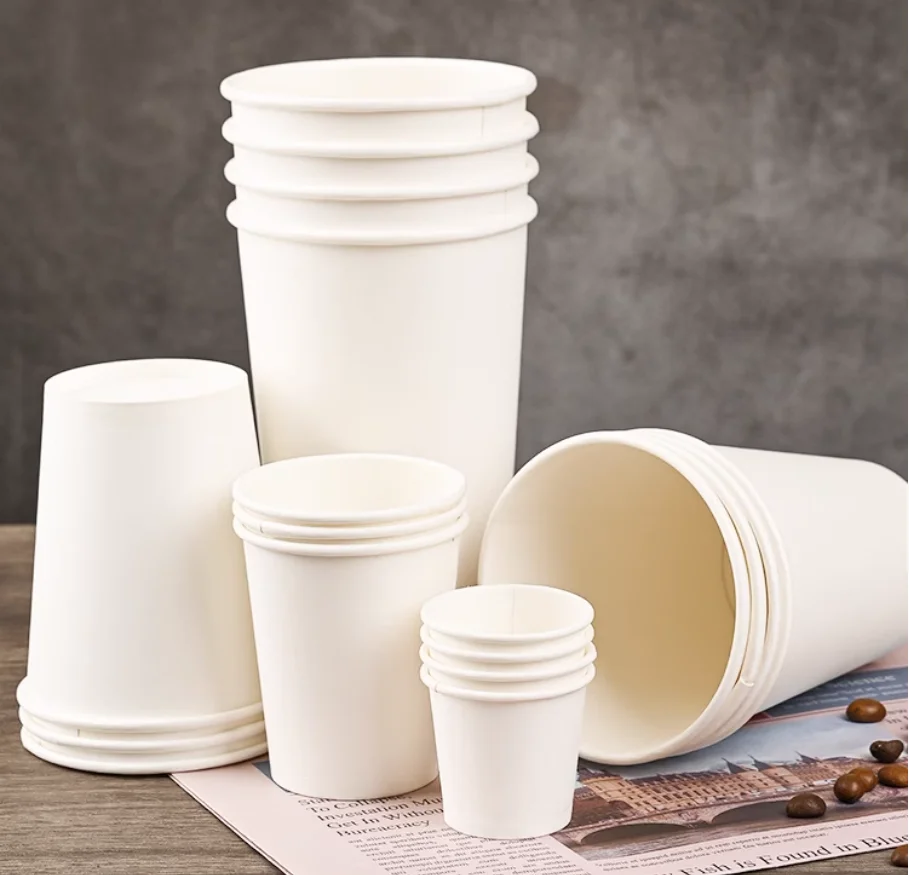 Custom LOGO Cafe Takeaway Cardboard 8oz 10oz12oz 16 oz Cup For Hot Drink Single Double Wall Disposable Paper Coffee Cup With Lid