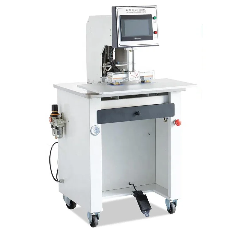 Auto Label Hot Pressing Stamping Transfer Machine Shoe Making Label Hot Transfer Machine