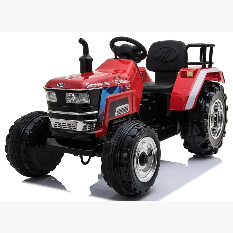 big kids electric tractor with parent remote control cheap