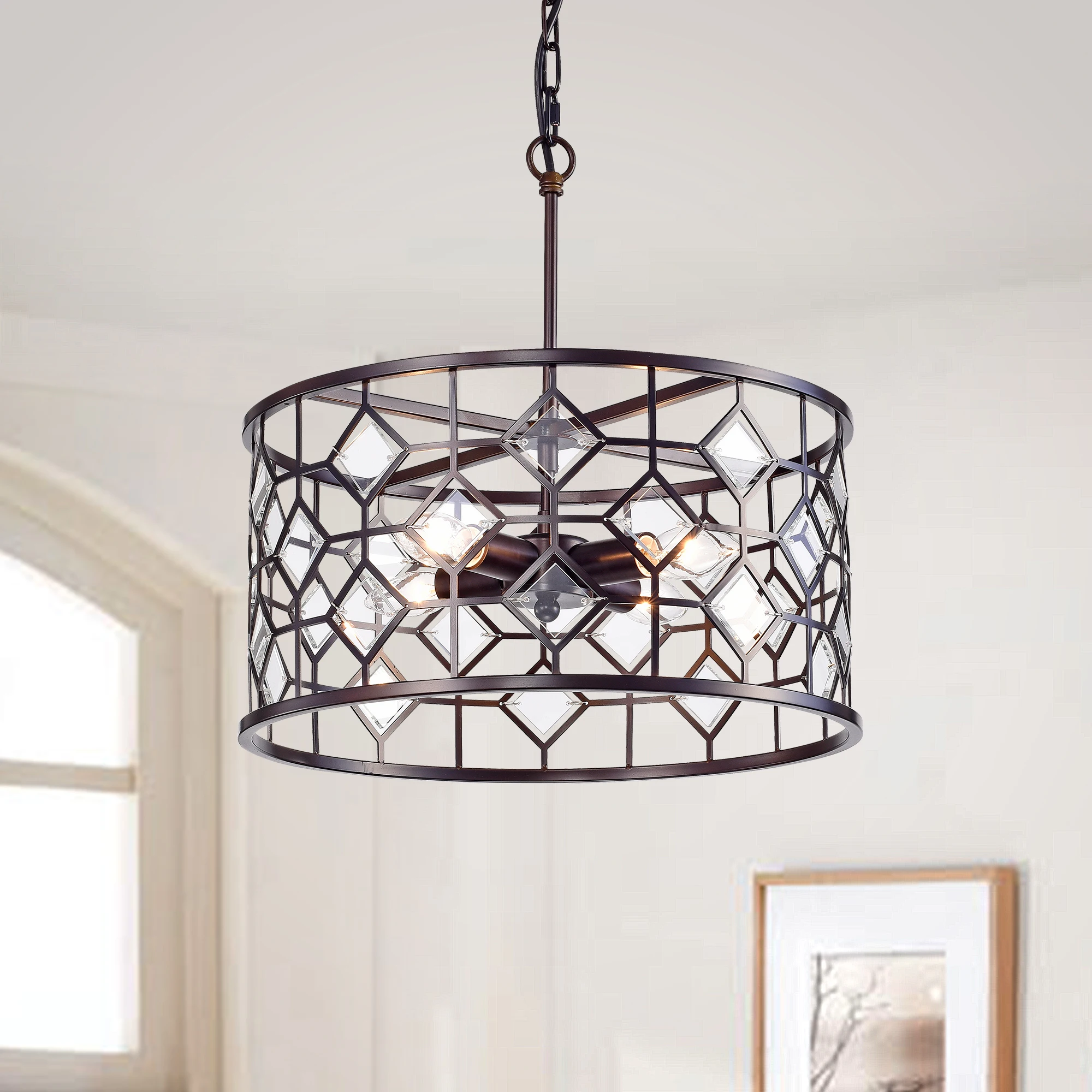 Pendant Lighting Lamp Modern Industrial Crystal Lamps Chandeliers For Banquet Hall Hotel Lobby