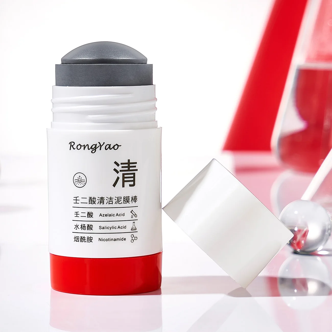 TWG Salicylic Acid Mask Stick Nicotinamide  Anti Blemish Stick Face Cleansing Mask Skin Care Facial Clap  Face Mask Stick