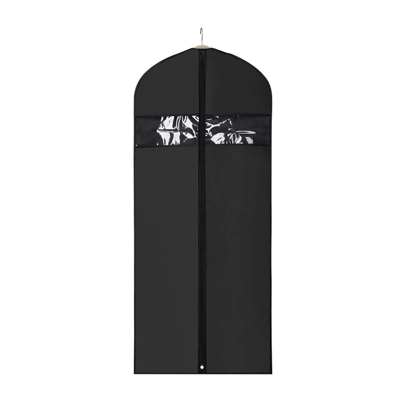 Hot Sale Solid Color Garment Bag With zipper clothes bag Durable And Eco Friendly non woven garment bags dress cover