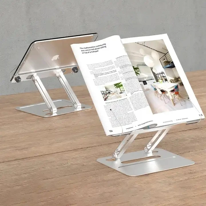 Height Adjustable Hot Selling acrylic comic book holder stand Kids and Adults Folding Bookstand Reading Stand for book stand