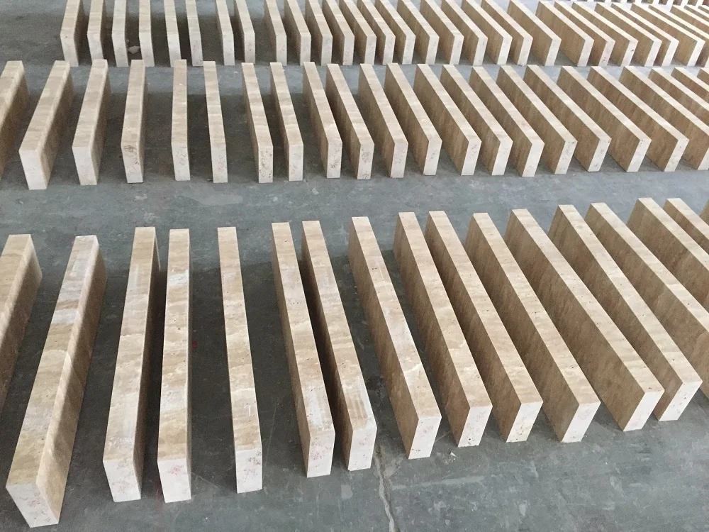 Unfilled Holes Nature Travertine Marble Beige Travertine Tiles