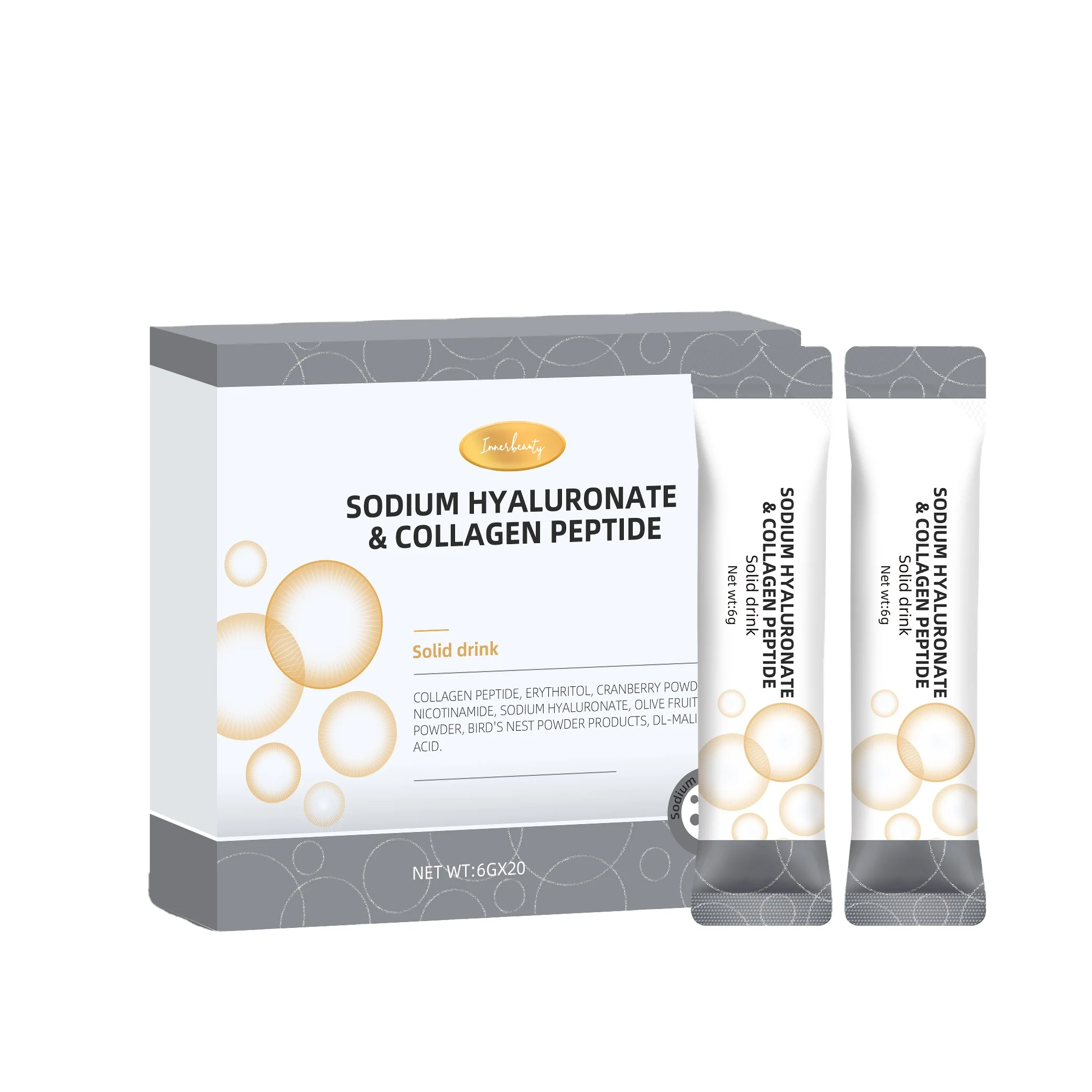 Professional Manufacture Naturel Skincare Beauty Collagen Powder for Sale China Private Label Beauty Products 18 Months 6g/piece