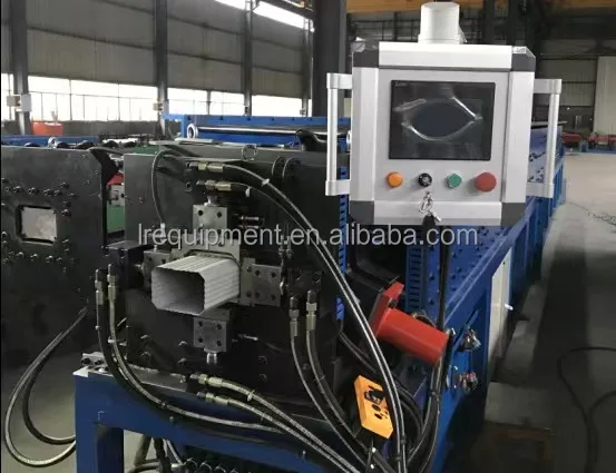 Automatic Galvanized Downspout Rain Water Gutter Cold Roll Forming Making Machine Factory Price