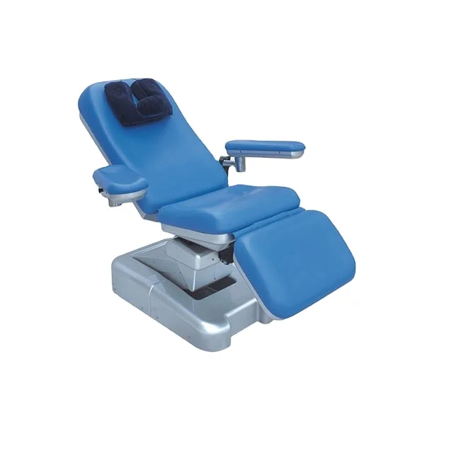 DH-XD102 motor adjustable armrest used blood center or clinic hospital steel electric Blood Donor Couch