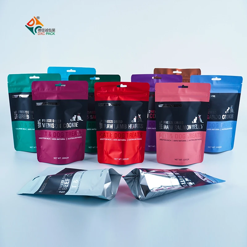 Frosted Resealable BRCGS Certificate China Laminated Plastic Ziplock Bags Stand Up Pouch For Snack Food