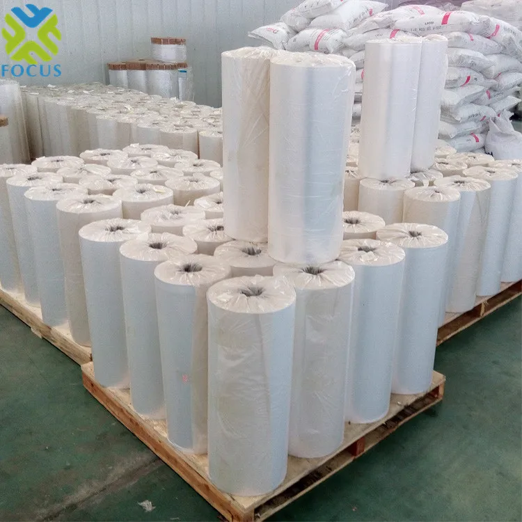 China Laminated PET+PE film High Transparency one sided heat sealing film roll