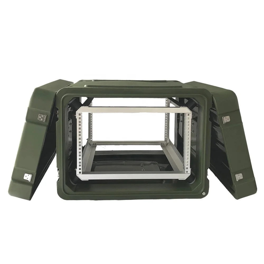 2U 3U 4U 5U 6U 8U 10U 12U 14U 16U 20U 23U waterproof anti-shock amp flight case with wheels 19 Inch flight rack mount case