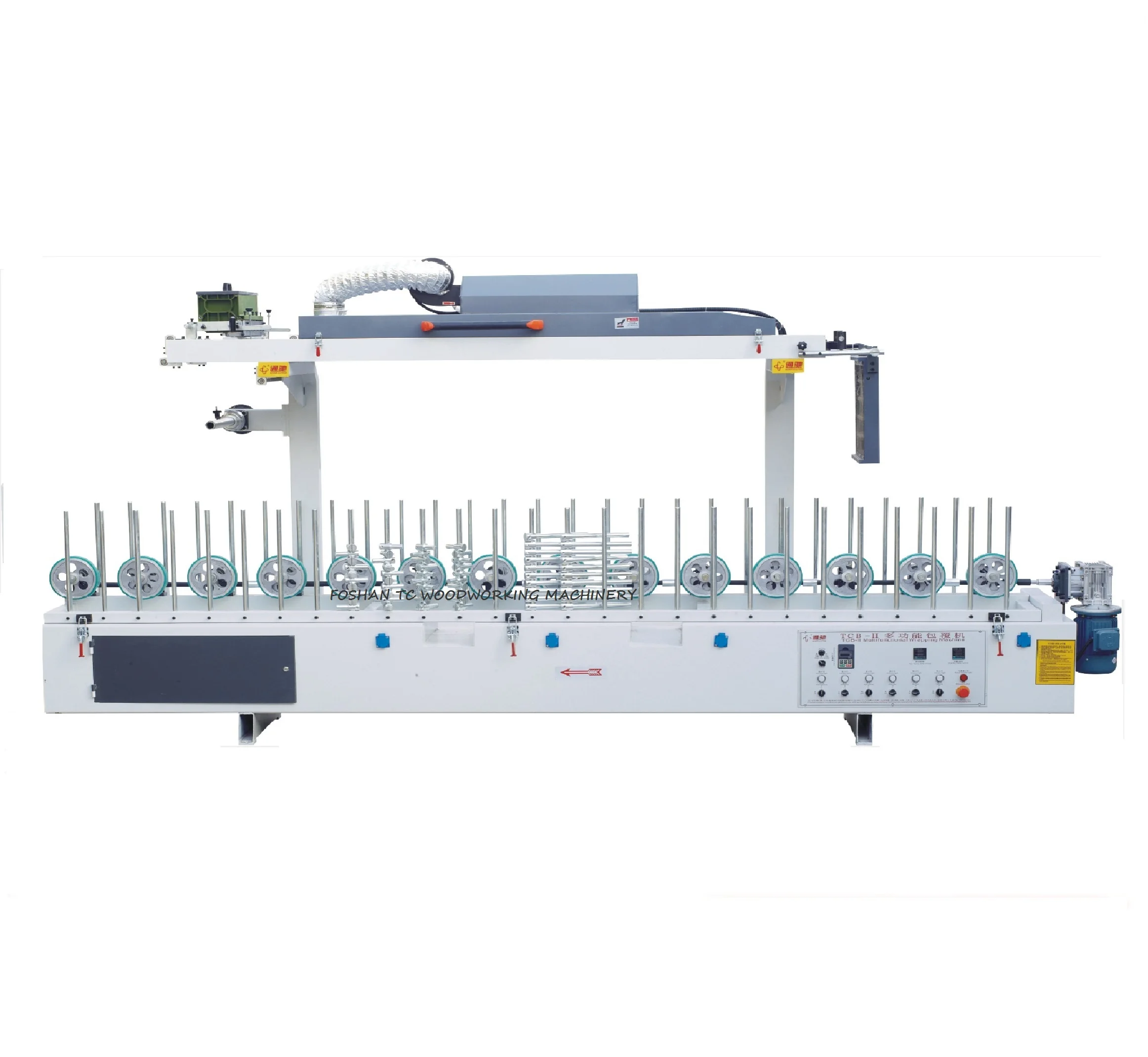 Cold Glue Wood Profile Wrapping Machine Foshan Manufacturer Engineers Available to Service Machinery Overseas Competitive Price