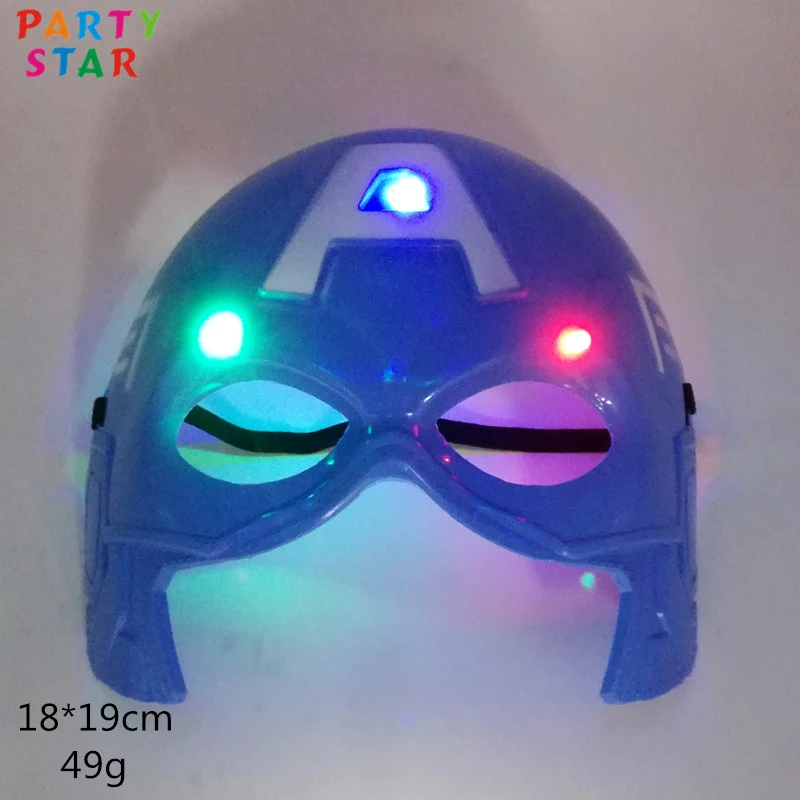 Various Style Halloween Party Captain America Hulk Iron Man Custom Prom Performance Hero Mask
