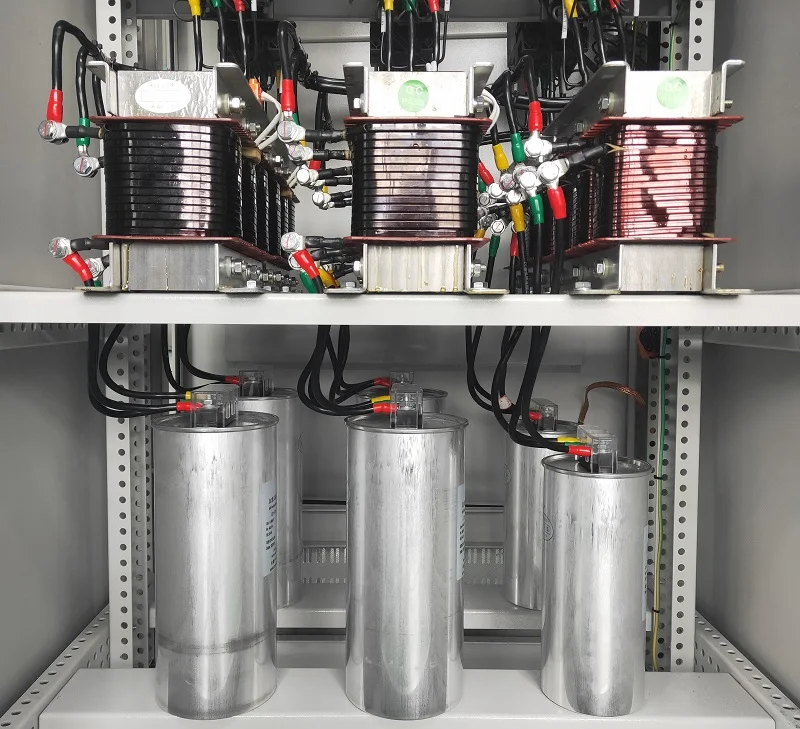 Power factor correction solutions low voltage capacitor banks with reactor