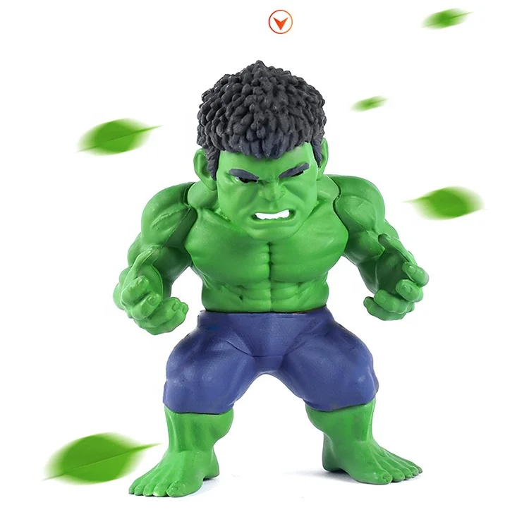 Customize Anime Small PVC 3D Figures Thanos Hulkbusters Super Hero Decoration Auto Luxury Gift Box Air Freshener