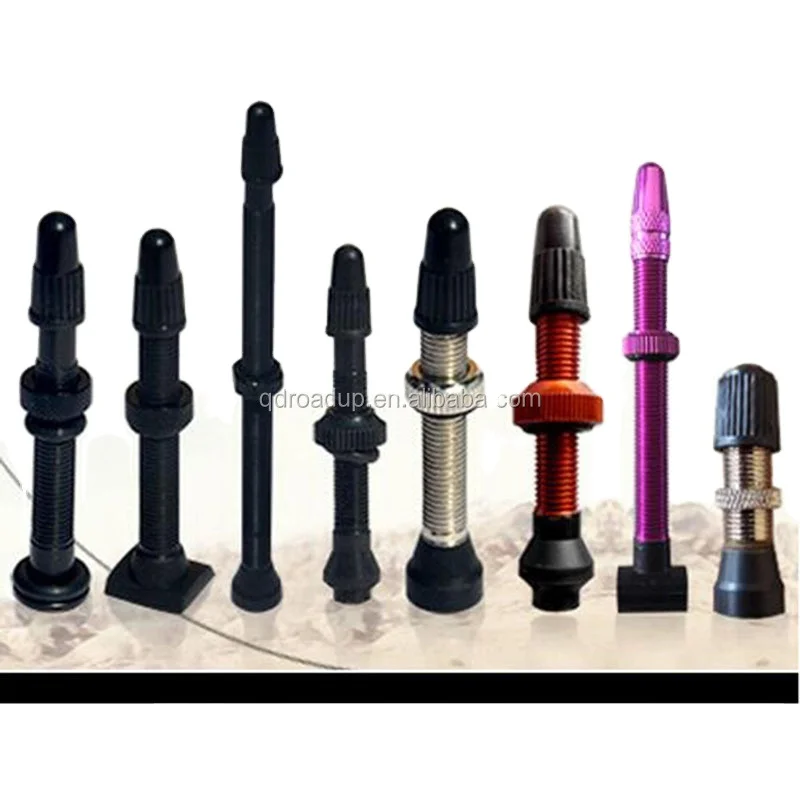 Schrader and Presto valve and Other Tubeless Bike Components