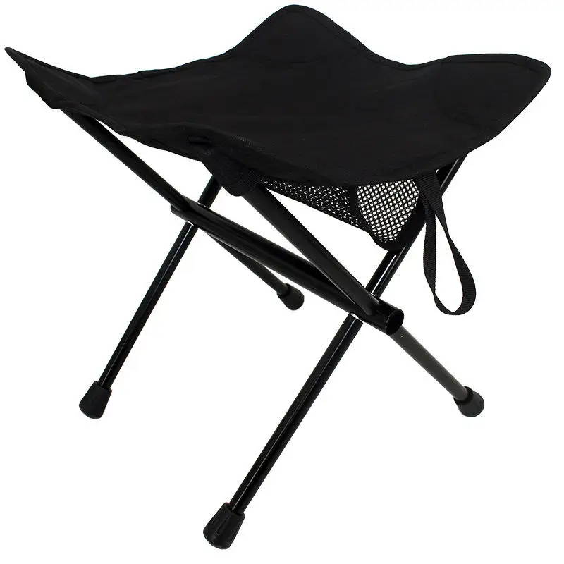 Mini Custom Aluminum folding chair portable mazar lightweight compact camping barbecue fishing sketching stool cross-border