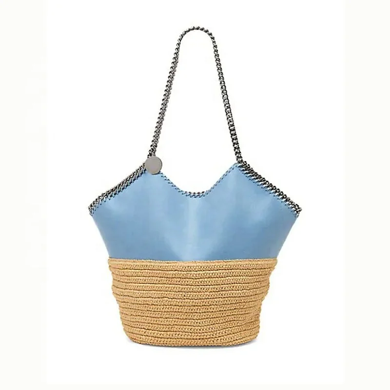 High Quality Papyrus Canvas Casual Paper Cloth Wheat Straw Handbag