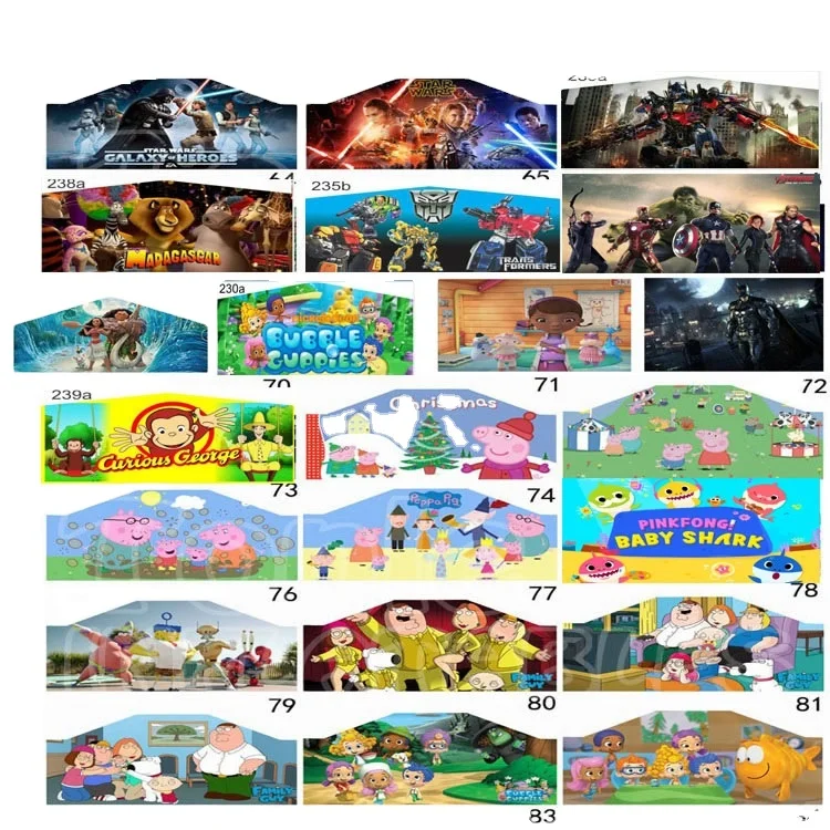Most cheap banner for 13x13 bounce house replaceable banner castle changeable banner inflatable bouncing castle