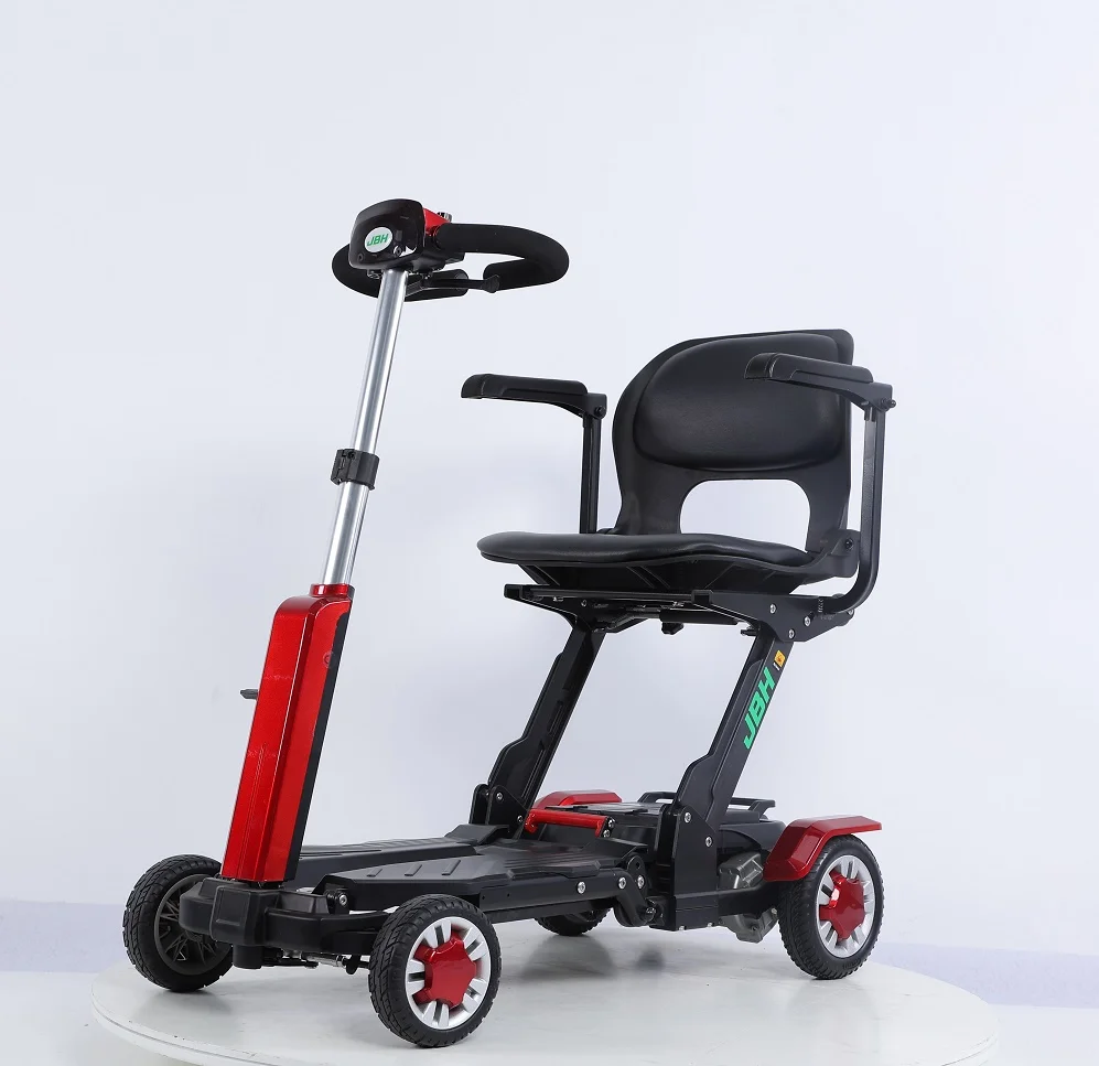 JBH E Scooter Folding 24V 6ah Elderly Easy Control Electric Mobility Scooter for Adults Electronic Men Aluminum Alloy 6 Km/h Lt